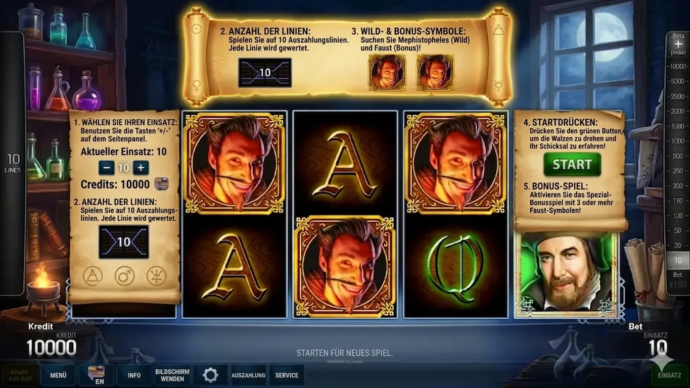 Sichere Plattformen für Faust Slot